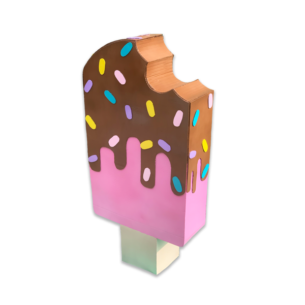 3D Popsicle Party Prop Rental in Dayton, Ohio. Perfect party decorations for Girls Birthday or Ice Cream Social. Perfect Photo Backdrop! Use as party decor or in a styled photoshoot. 