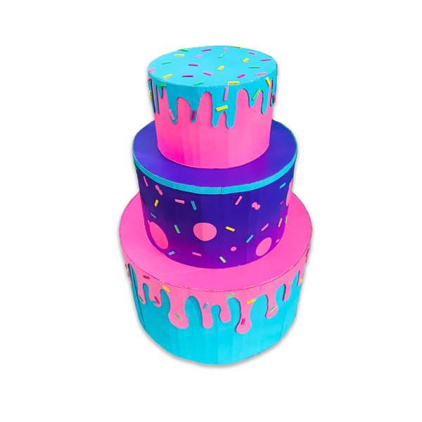 Birthday Cake 3D Party Prop (RENTAL)