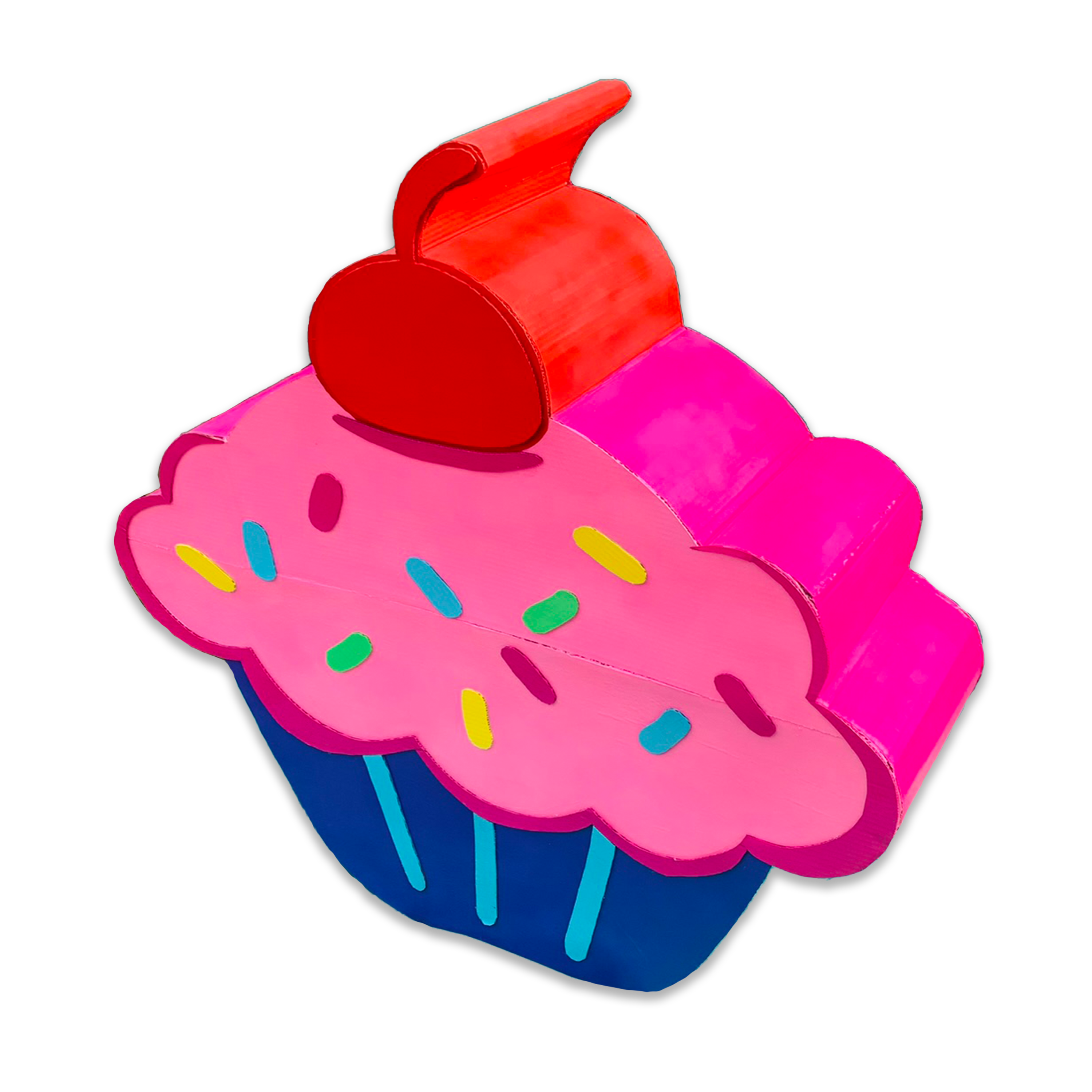 Cupcake 3D Party Prop (RENTAL)